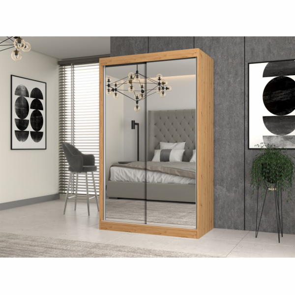 Topeshop IGA 120 ART A KPL šatní skříň 