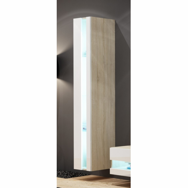 Cama Sestava obývací skříňky VIGO NEW 12 sonoma/bílý lesk