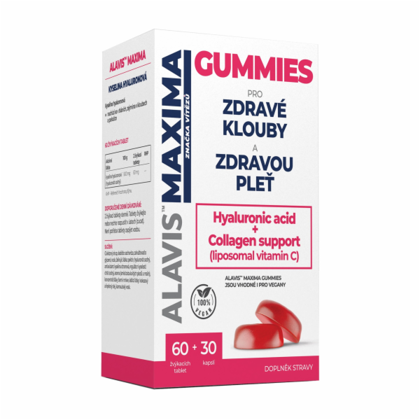 ALAVIS MAXIMA Gummies 60 tablet + 30 kapslí