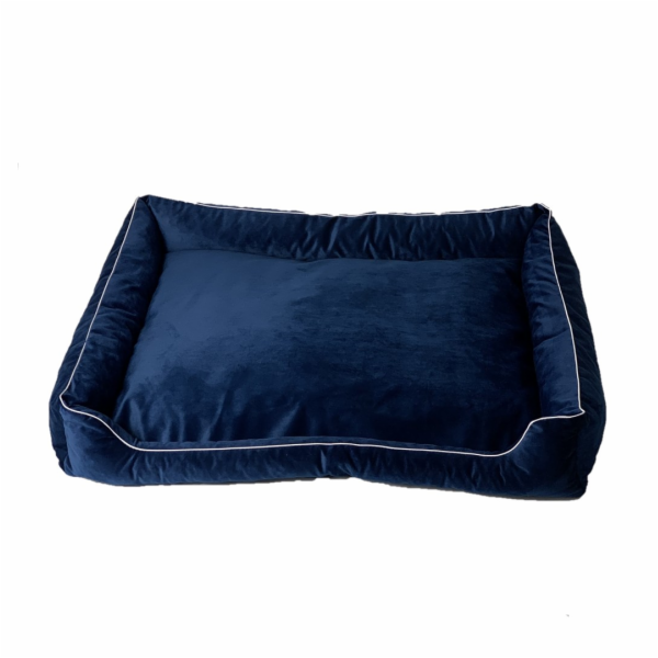 GO GIFT Lux tmavě modrá - pelíšek pro mazlíčky - 95 x 70 ...