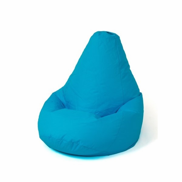 Sako taška pouffe Hruškově modrá XXL 140 x 100 cm
