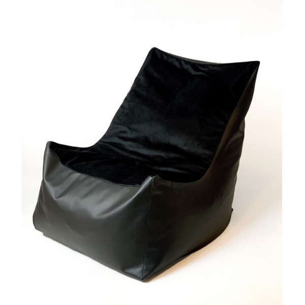 Sako taška pouffe Tron černá XXL 140 x 90 cm