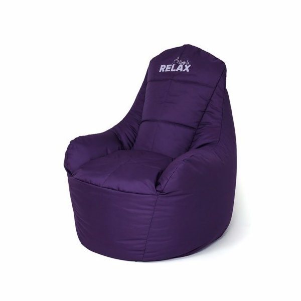 Sako Boss fialová taška pouffe XXL 140 x 90 cm