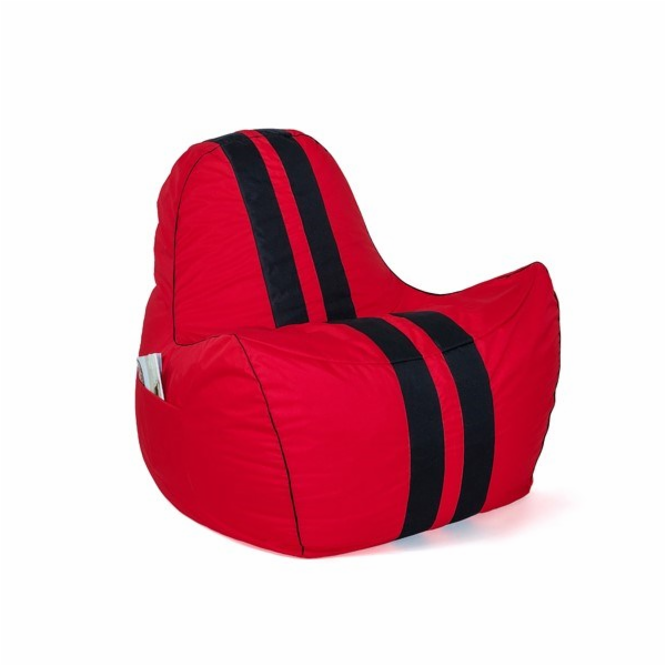 Ferrari červeno-černá taška Sako pouffe XXL 140 x 100 cm