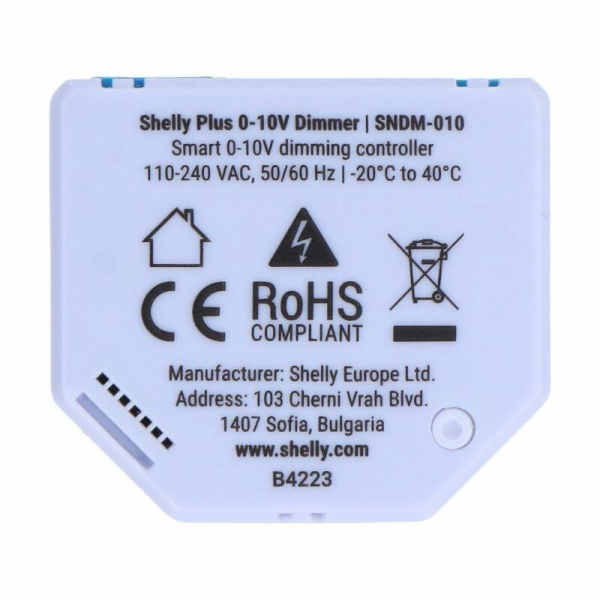 Stmívač Shelly Plus 0-10V