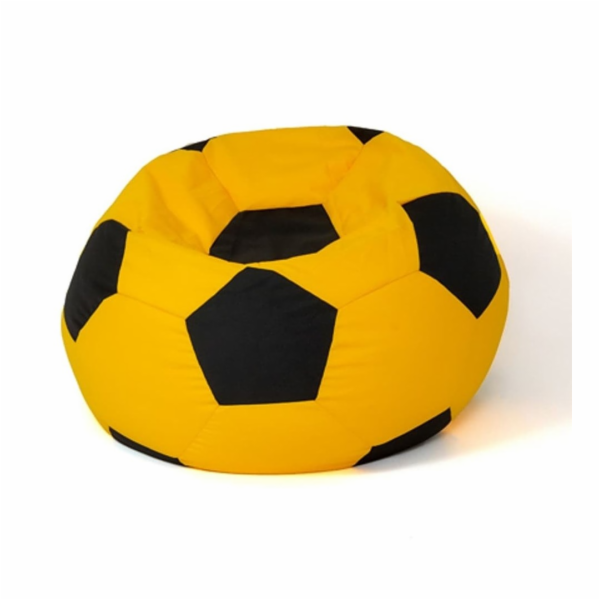 Fotbalová taška Sako pouffe žluto-černá XL 120 cm