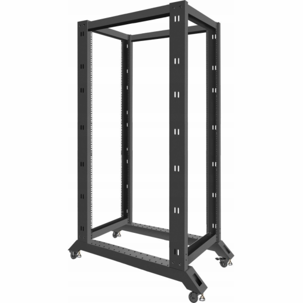 Lanberg Open rack 42U 600x1000 černý