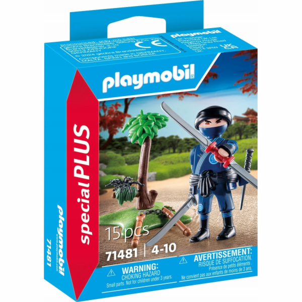 PLAYMOBIL 71481 specialPLUS Ninja s vybavením, stavebnice