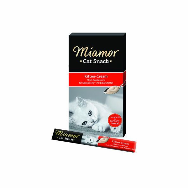 MIAMOR Cat Cream Junior - pamlsky pro kočky - 6 x 15g