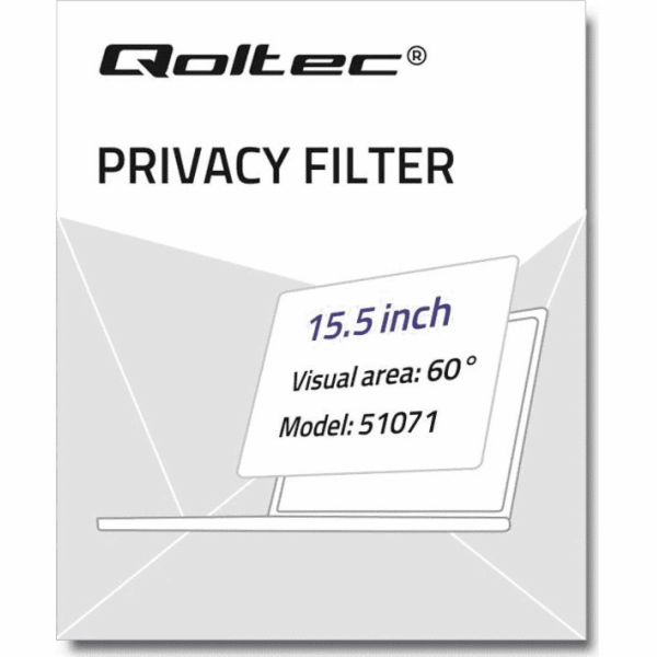 Qoltec GDPR Privacy Filter pro MacBook Pro Touch Bar 15.5...