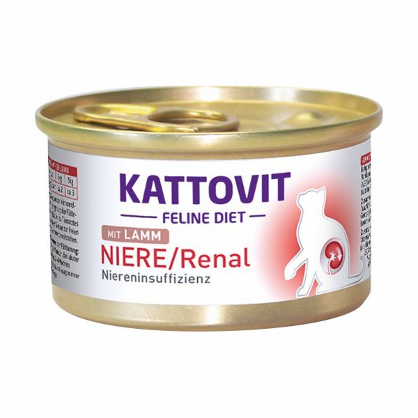 KATTOVIT Feline Diet Niere/Renal Lamb - mokré krmivo pro ...