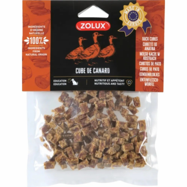 ZOLUX kachní kostky - pamlsek pro psy - 100g