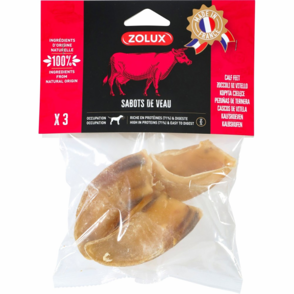 ZOLUX Lýtková kopyta - žvýkačka pro psa - 90g