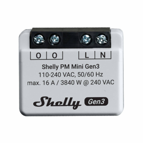 Shelly PM Mini Gen3 Controller, WiFi/Bluetooth