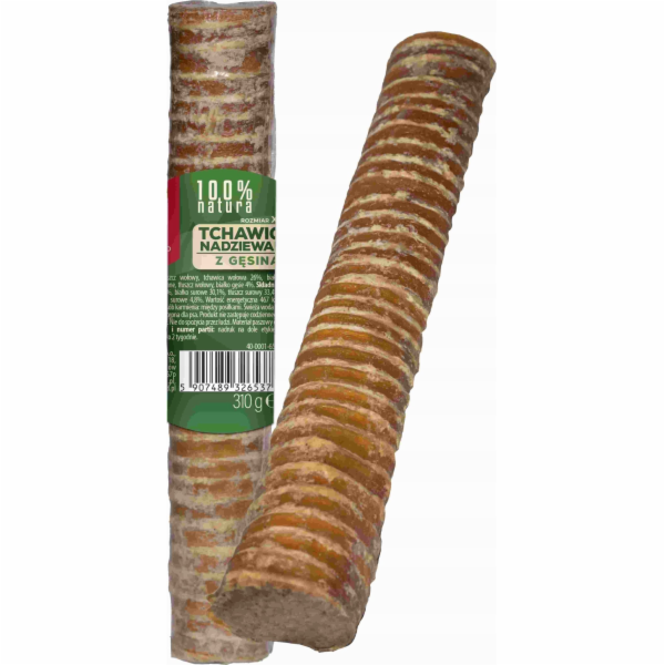 MACED Trachea stuffed with goose  - žvýkačka pro psa - 150g