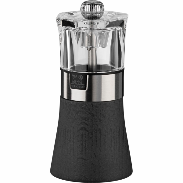 Peugeot Oslo salt mill 12 cm graphite wood,stainl.steel,a...