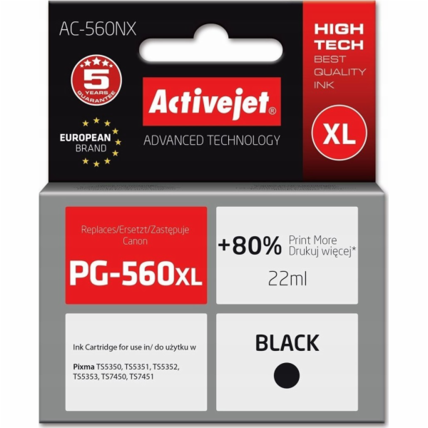 Activejet AC-560NX Tiskový inkoust pro Canon, náhrada Can...