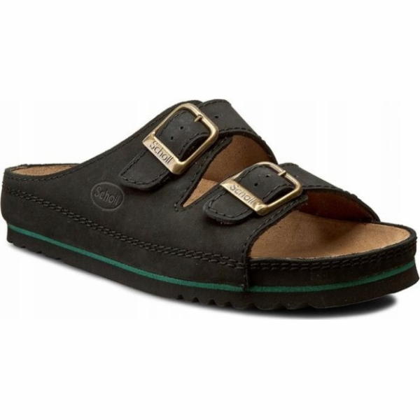 Scholl Air Bag - unisex sandály černé, velikost 44