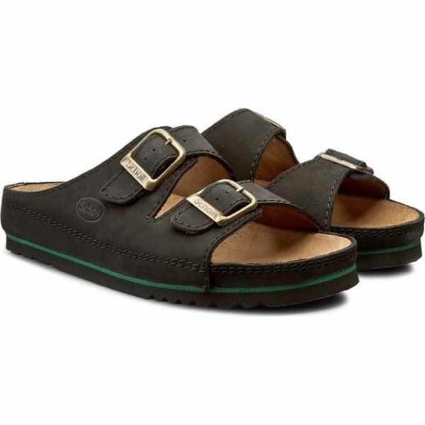 Scholl Air Bag - unisex sandály černé, velikost 41