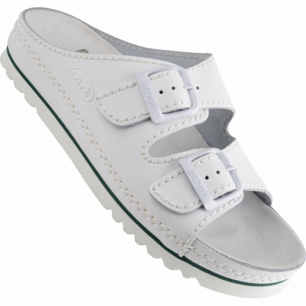 Scholl Air Bag - unisex sandály bílé, velikost 43