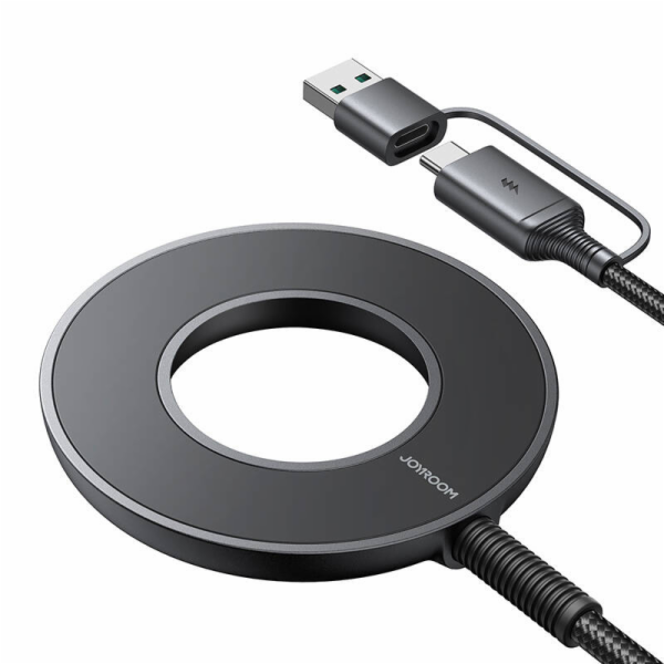 Magnetická nabíječka Joyroom JR-WQM03, USB + USB-C, 1,2 m...