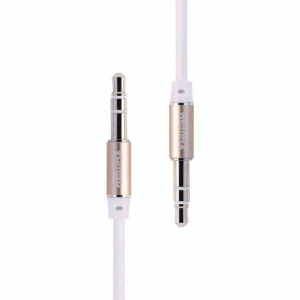 Mini jack 3,5 mm AUX kabel Remax RL-L100 1 m (bílý)