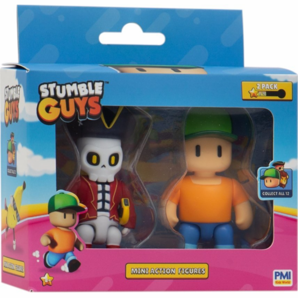 STUMBLE GUYS - MINI FIGURKI- ZESTAW 2 FIGUREK VER.A