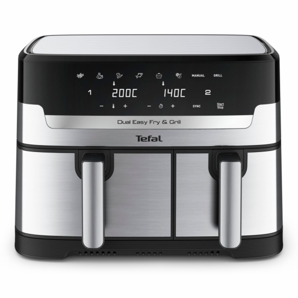 Tefal Dual Easy Fry & Grill EY905D Dvojitá horkovzdušná f...