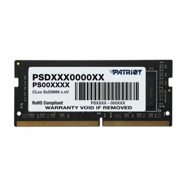 Paměťový modul PATRIOT SIGNATURE DDR4 SO-DIMM 8GB 3200MHz...