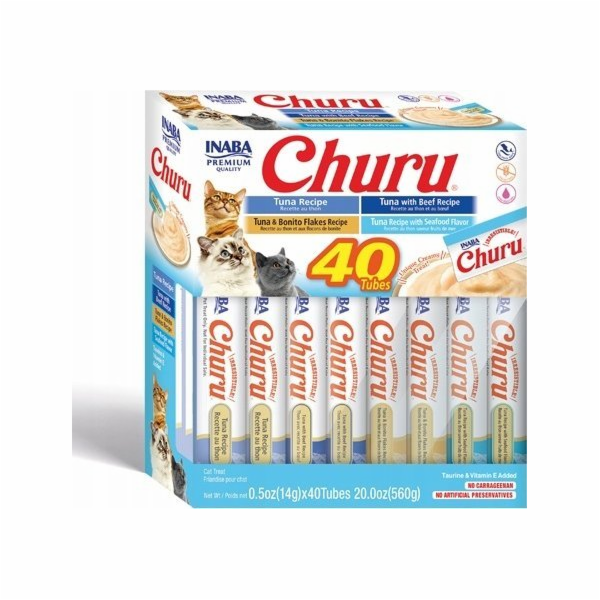 INABA Churu Variety box Tuna - pamlsek pro kočky - 40 x 14g