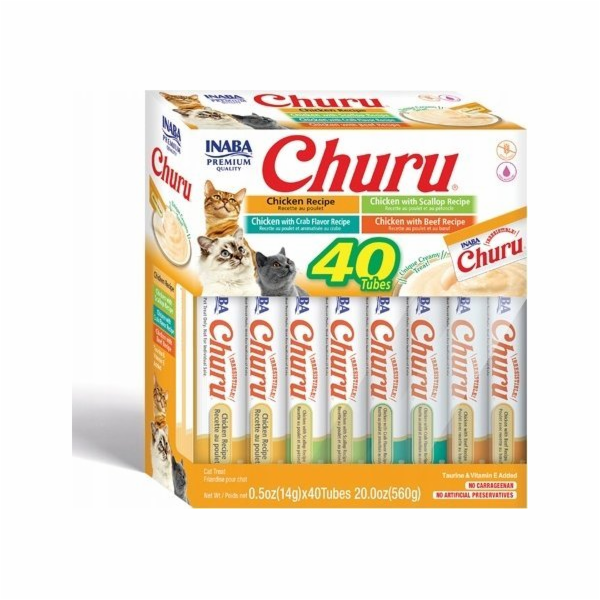 INABA Churu Variety box Chicken - pamlsek pro kočky - 40 ...