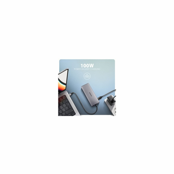 AXAGON HMC-6G2L, USB 10Gb/s hub, 2x USB-A, 1x USB-C, HDMI...