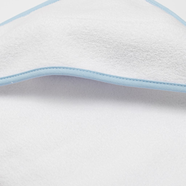 Dětská froté osuška s kapucí New Baby BASIC 100x100 bílo-...