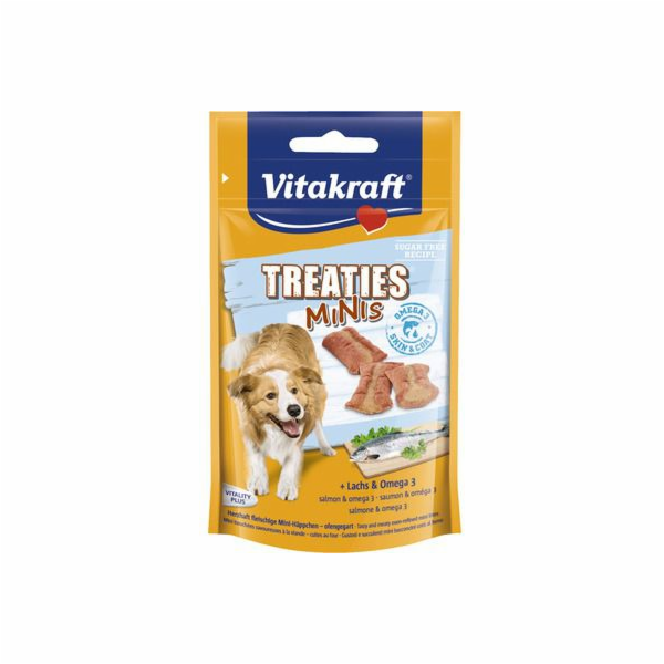 VITAKRAFT Treaties Minis Salmon - pamlsek pro psa - 48 g
