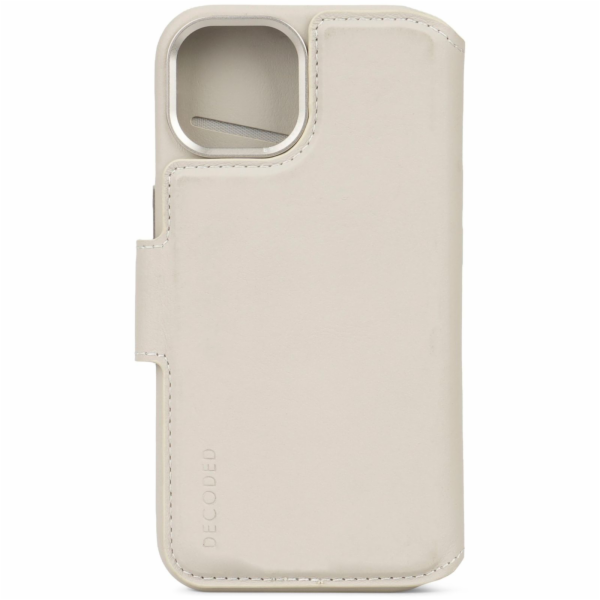 Decoded Leather Detachable Wallet for iPhone 15  Clay