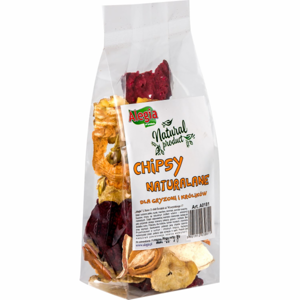 ALEGIA Natural chips - lahůdka pro hlodavce a králíky - 90g