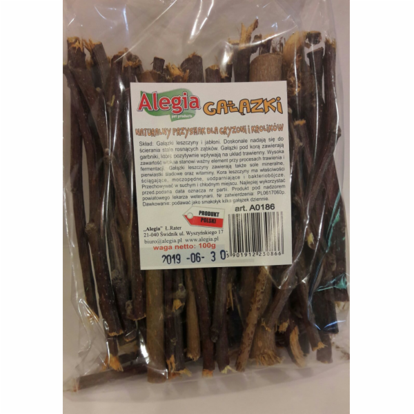 ALEGIA Twigs for rodents - lahůdka pro hlodavce a králíky...