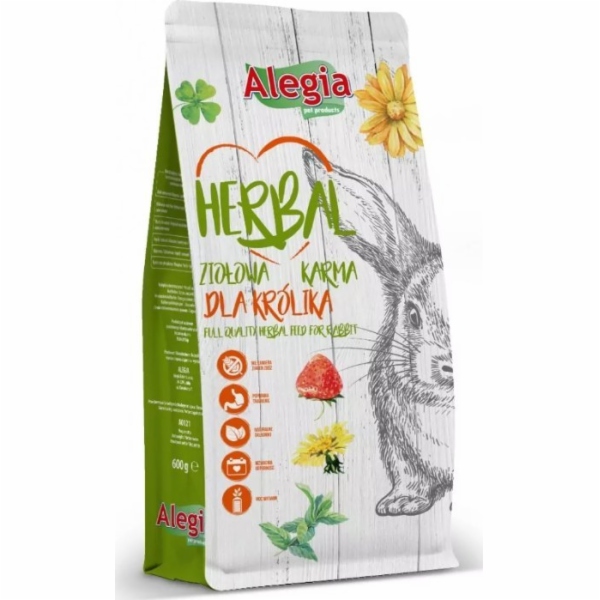 ALEGIA Bylinné suché krmivo pro králíky - 600g
