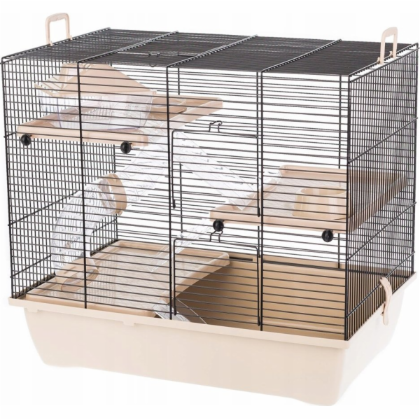 INTER-ZOO Pinky 3 Zinc Beige - klec pro křečka