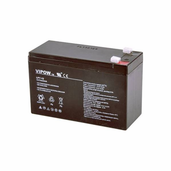 Baterie olověná 12V 7.0Ah VIPOW
