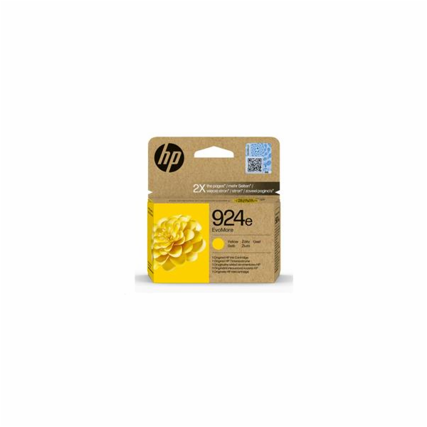 HP 924e EvoMore Yellow Original Ink Cartridge (800 pages)
