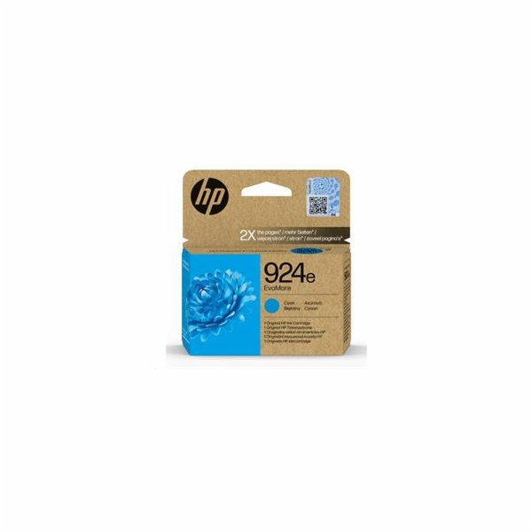 HP 924e EvoMore Cyan Original Ink Cartridge (800 pages)