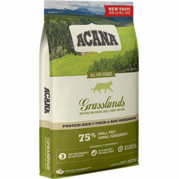 ACANA Grasslands Cat - suché krmivo pro kočky - 4 5 kg