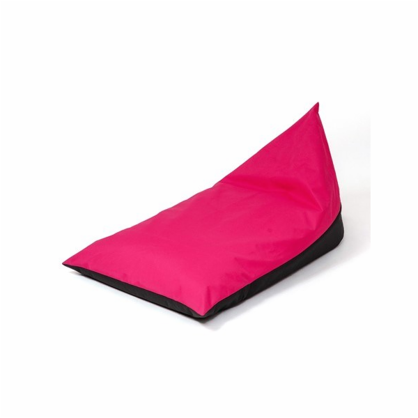 Sako taška pouf Matrace růžovo-černá XXL 160 x 80 cm