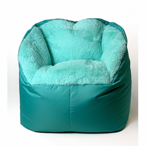 Sako pytel Pytel Fluffy mint XXL 140 x 90 cm