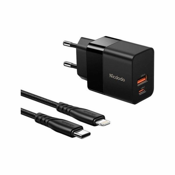 Nástěnná nabíječka Mcdodo CH-1952 USB + USB-C, 20W + kabe...