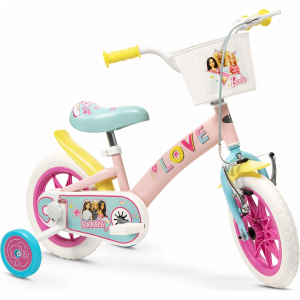 Dětské kolo 12" Barbie Toimsa 1465 Pink