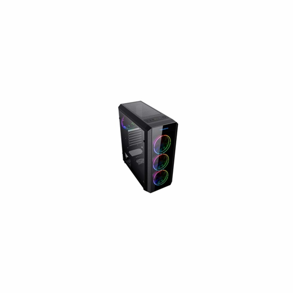 VeinX case Mars MAR01A Mid Tower, bez zdroje, 3xUSB, průh...