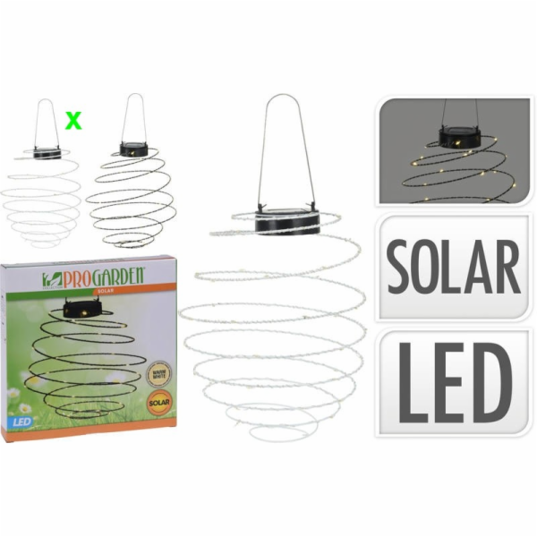 Svítidlo solární závěsné LED bílá KO-DX9200090bila