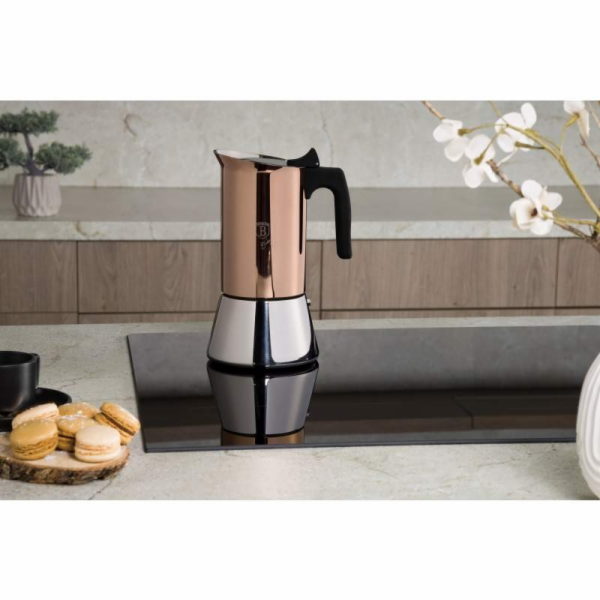 Konvice na espresso 9 šálků Rosegold Metallic Line BH-8550